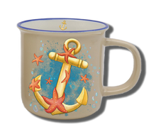 Laden Sie das Bild in den Galerie-Viewer, Geschirr-Set Natur Neu Anker Seestern