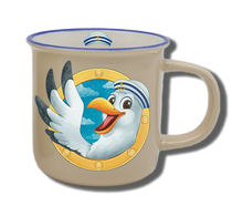 Laden Sie das Bild in den Galerie-Viewer, Geschirr-Set Natur Neu Bullauge Möwe