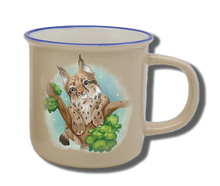 Laden Sie das Bild in den Galerie-Viewer, Namenstasse Natur 250ml Luchs