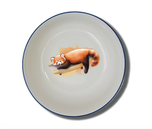 Load image into Gallery viewer, Schale Natur 15 cm Roter Panda Aquarell