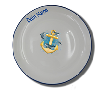 Laden Sie das Bild in den Galerie-Viewer, Geschirr-Set Natur Neu Anker Wal