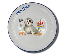 Laden Sie das Bild in den Galerie-Viewer, Geschirr-Set Natur Neu Seehund Pirat