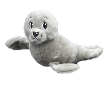 Laden Sie das Bild in den Galerie-Viewer, Plüschseehund Carli 30 cm