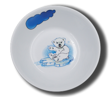 Laden Sie das Bild in den Galerie-Viewer, Schale aus Porzellan mit Namen und Eisbär