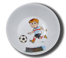 Laden Sie das Bild in den Galerie-Viewer, Schale aus Porzellan mit Namen und Fußballer