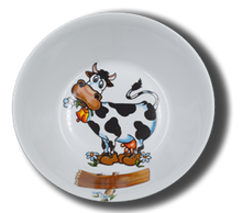 Laden Sie das Bild in den Galerie-Viewer, Schale aus Porzellan mit Namen und Kuh