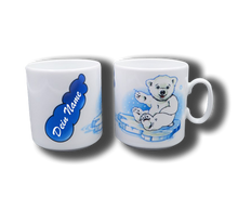 Load image into Gallery viewer, Tasse mit Namen Eisbär und Wolke