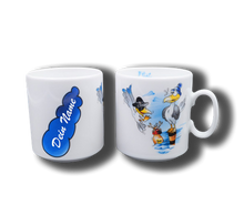 Laden Sie das Bild in den Galerie-Viewer, Weiße Tasse mit Namen und Möwe und Wolke