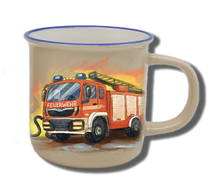 Laden Sie das Bild in den Galerie-Viewer, Namenstasse Natur 250ml Feuerwehr
