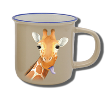 Load image into Gallery viewer, Namenstasse Natur 250ml Giraffe Neu
