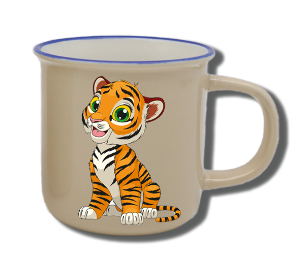 Namenstasse Natur 250ml Tiger