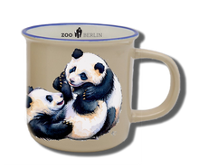 Laden Sie das Bild in den Galerie-Viewer, Namenstasse Natur 250ml Panda Zoo Berlin
