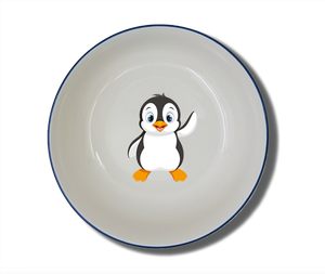 Schale Natur 15 cm Pinguin