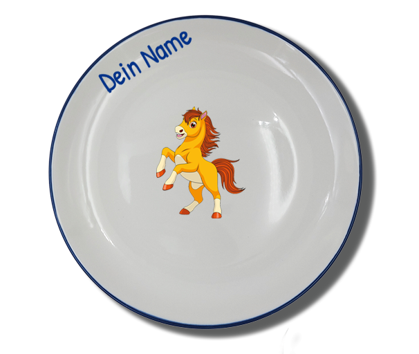 Plate nature 20 cm cow