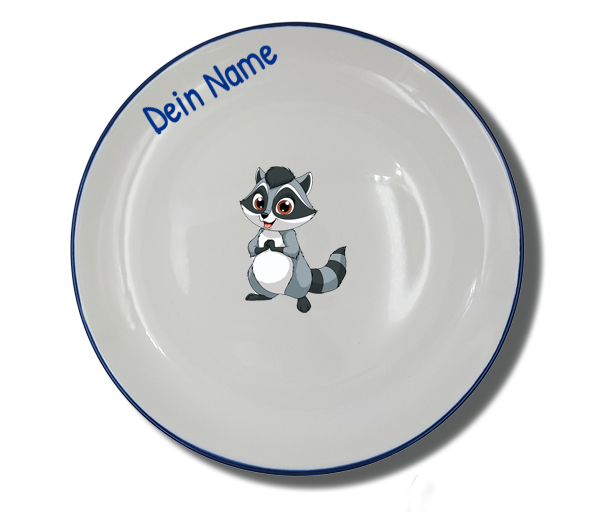 Plate nature 20 cm cow