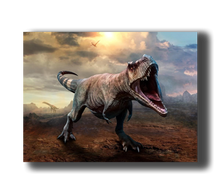 Laden Sie das Bild in den Galerie-Viewer, 3D Poster Dinosaurier
