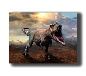 3D Poster Dinosaurier