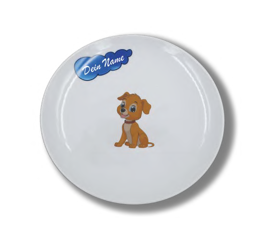 Plate brillant - Dog