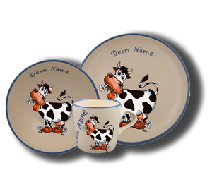 Tableware set nature - Cow