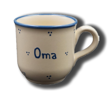 Personalisiert: Tasse Mit Namen Karsten – Motiv „Sinnlos“ – Blaue Kaffeetasse, Spülmaschinenfest & Individuell