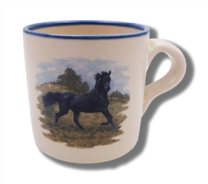 Name mug nature - Black horse