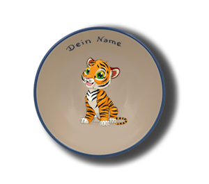 Bowl nature 14 cm tiger
