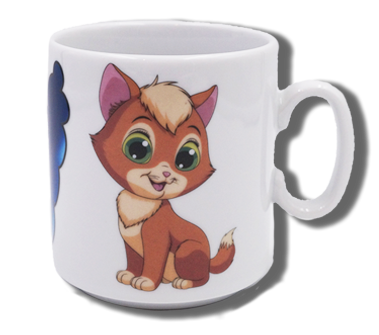 Name mug brillant - Cat