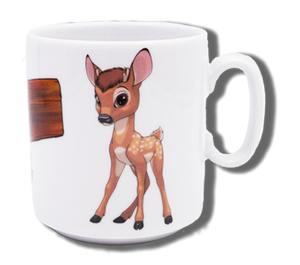 Name mug brillant - Deer