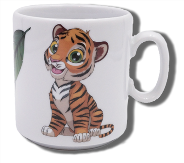 Name mug brillant - Tiger