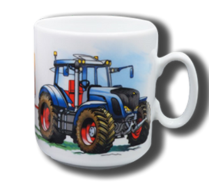 Name mug brillant - Tractor
