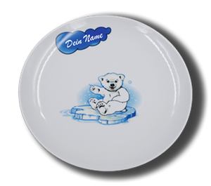 Plate brillant - Polar bear