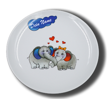 Plate brillant - Elefants