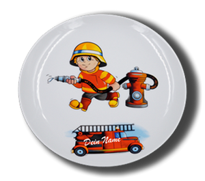 Plate brillant - Firefighter