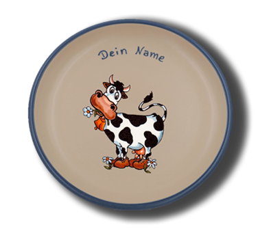 Plate nature 24 cm - Cow