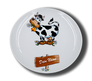 Plate brillant - Cow