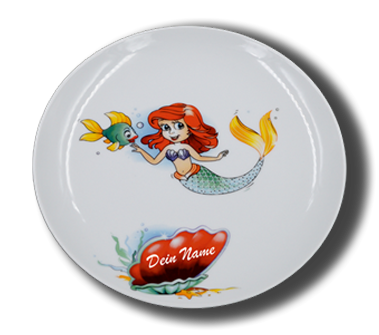 Plate brillant - Mermaid