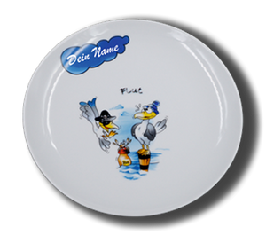 Plate brillant - Seagull "Flut"
