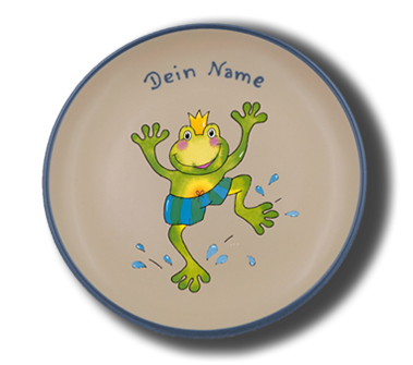 Plate nature 20 cm - Frog