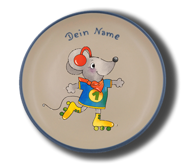 Plate nature 20 cm - Mouse