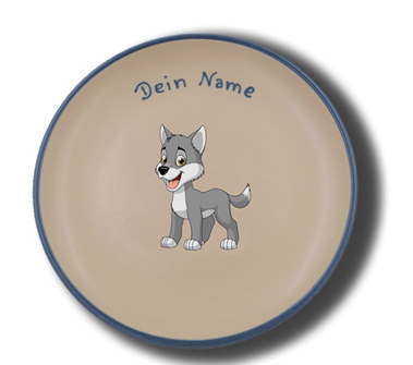 Plate nature 20 cm - Wolf