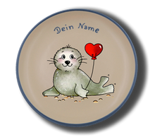 Load image into Gallery viewer, Tableware set nature - Seal heart
