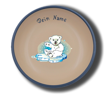 Soup plate nature 21 cm - Polar bear