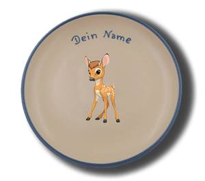 Plate nature 20 cm - Deer