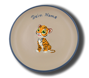 Plate nature 20 cm - Tiger